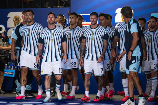 Lionel Messi of Argentina