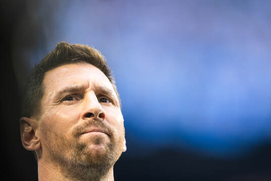 Lionel Messi of Argentina