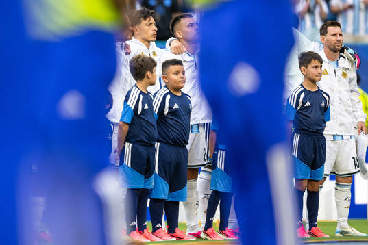 Lionel Messi of Argentina