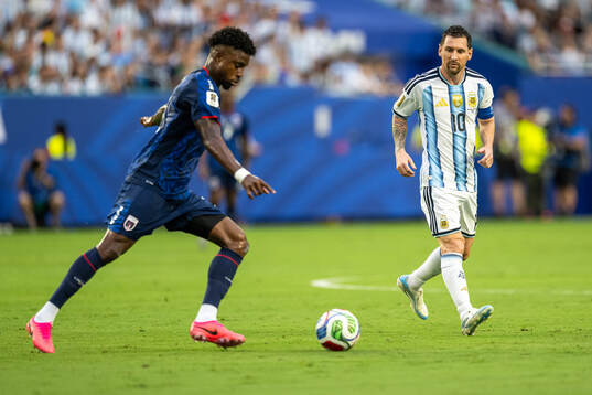 Lionel Messi of Argentina