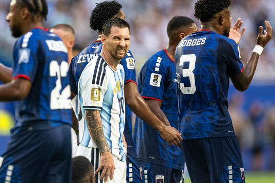 Lionel Messi of Argentina