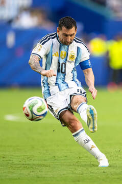 Lionel Messi of Argentina