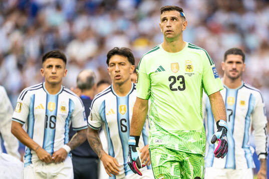 Goalkeeper Emiliano Martinez of Argentina