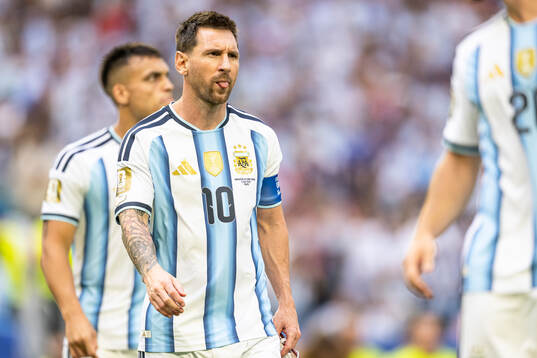 Lionel Messi of Argentina