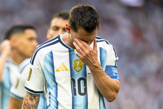Lionel Messi of Argentina
