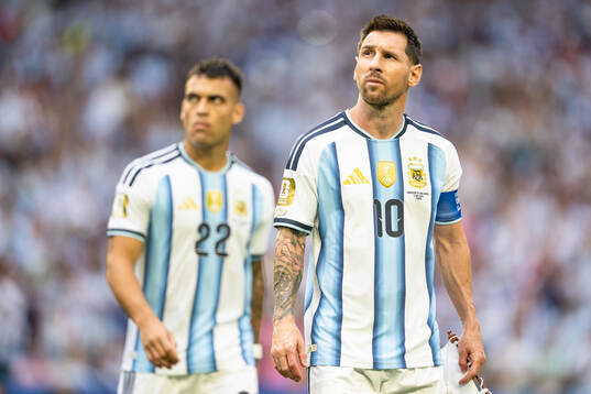 Lionel Messi of Argentina