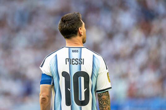 Lionel Messi of Argentina