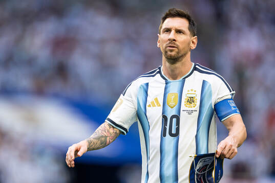 Lionel Messi of Argentina