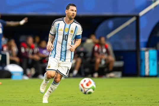 Lionel Messi of Argentina