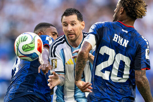 Lionel Messi of Argentina