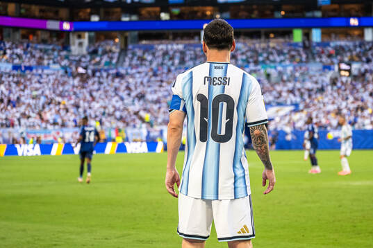 Lionel Messi of Argentina