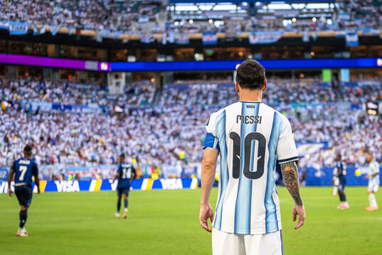 Lionel Messi of Argentina