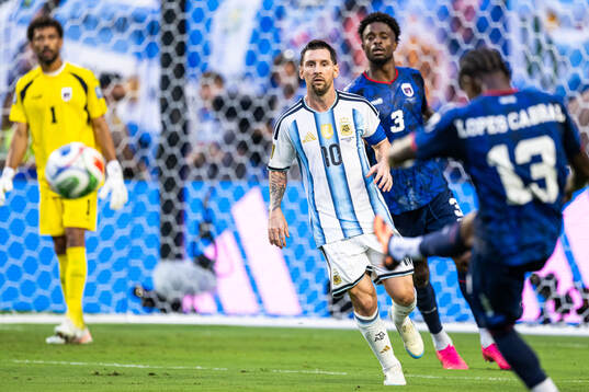Lionel Messi of Argentina