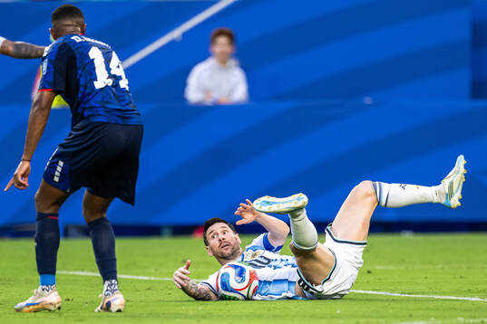 Lionel Messi of Argentina