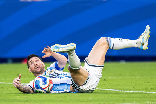 Lionel Messi of Argentina