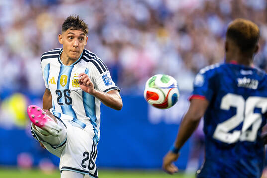 Nahuel Molina of Argentina