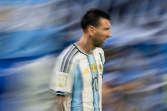 Lionel Messi of Argentina