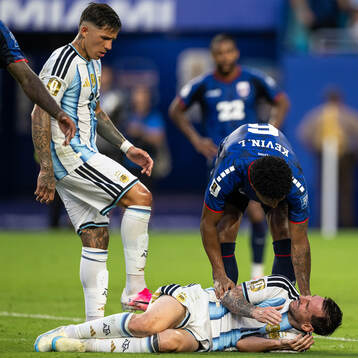 Lionel Messi of Argentina