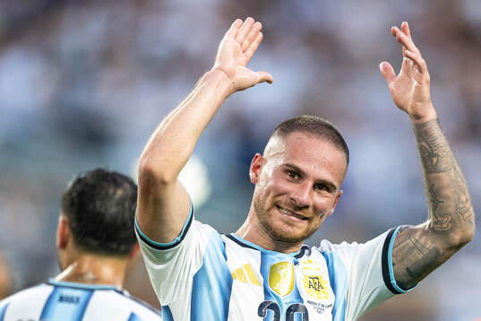 Alexis Mac Allister of Argentina