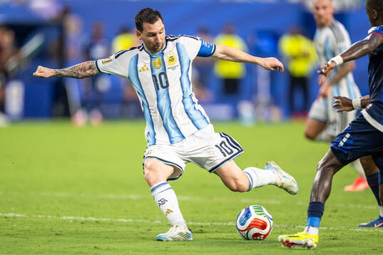 Lionel Messi of Argentina