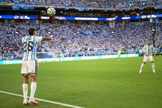 Nahuel Molina of Argentina