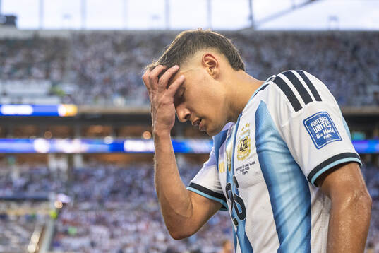 Nahuel Molina of Argentina