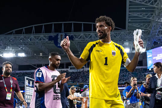 Goalkeeper Vozinha of Cabo Verde