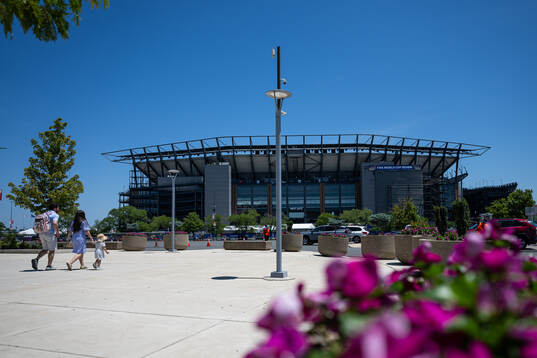 General exterior view of Philadelphia Stadium