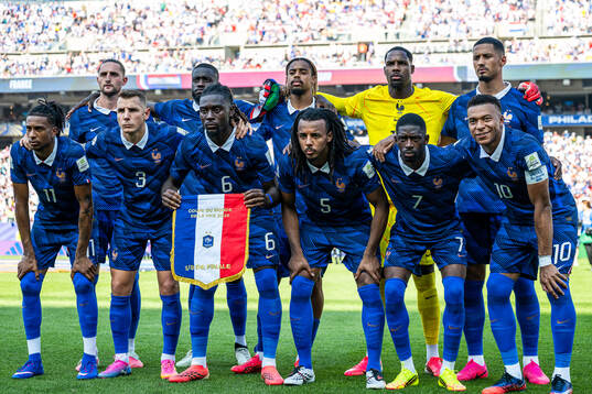 Starting eleven of France
