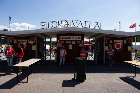 Exteriör vy av Stora Vallla