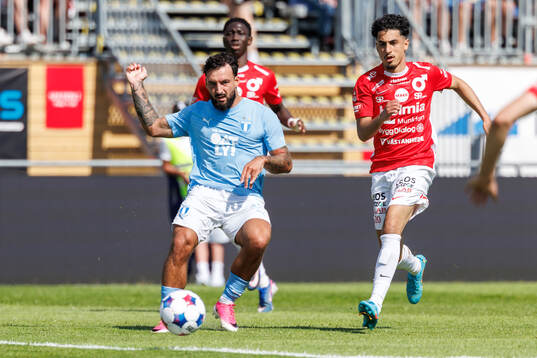 Malmö FFs Sead Haksabanovic och Degerfors Elias Barsoum