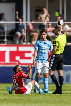 Malmö FFs Kenan Busuladzic, Degerfors Bilal Hussein och
