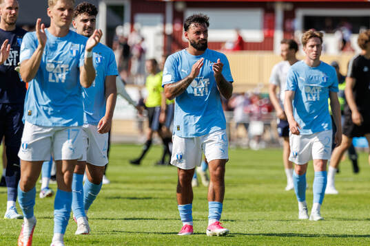 Malmö FFs Sead Haksabanovic jublar
