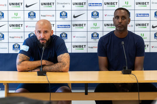 Malmö FFs Guillermo Molins och Degerfors huvudtränare