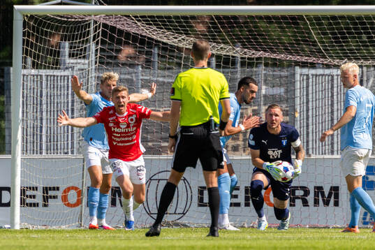 Degerfors Ludvig Fritzson reagerar