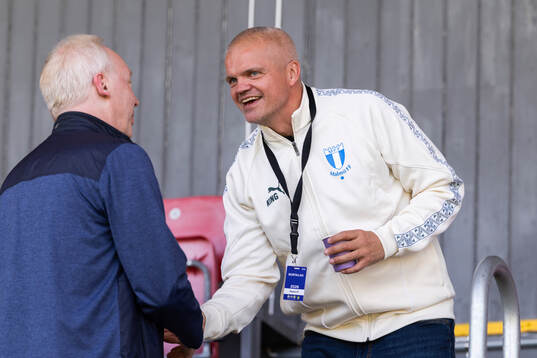 Malmö FFs huvudtränare Gaute Helstrup