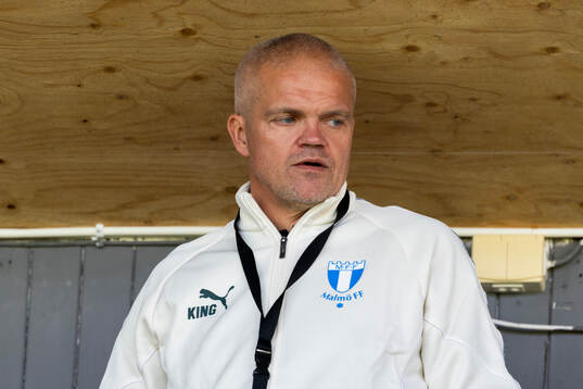 Malmö FFs huvudtränare Gaute Helstrup
