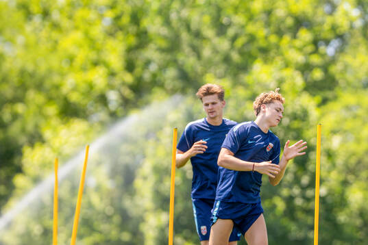 Andreas Schjelderup of the Norwegian national football team