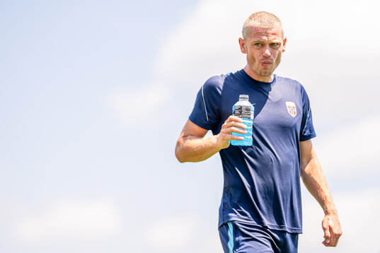 Julian Ryerson of the Norwegian national football team at a