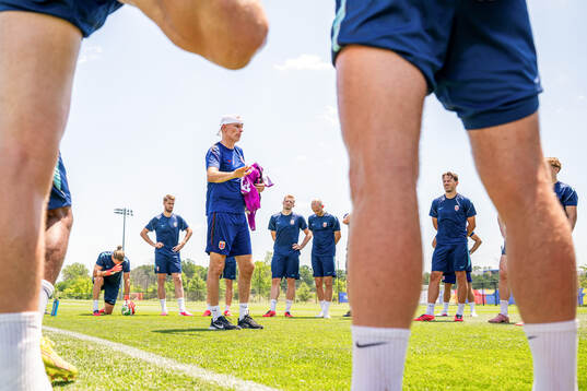 Ståle Solbakken, head coach of the Norwegian national