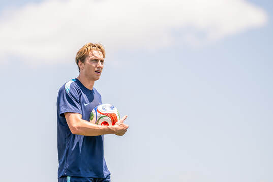 Kristian Thorstvedt of the Norwegian national football team