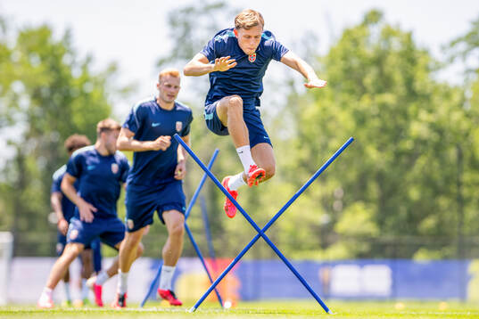 Marcus Holmgren Pedersen of the Norwegian national football