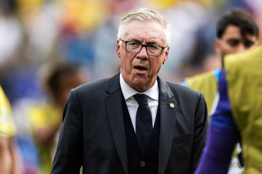 Head coach Carlo Ancelotti of Brazil
