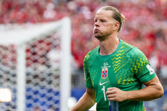 Goalkeeper Ørjan Nyland of Norway