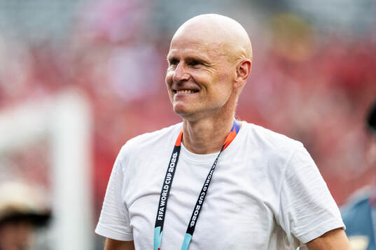 Head coach Ståle Solbakken of Norway