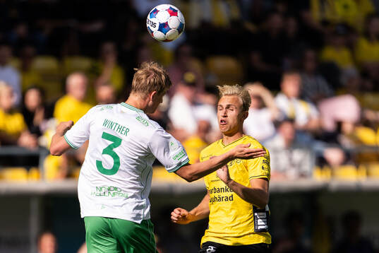 Hammarbys Frederik Winther och Elfsborgs Leo Östman