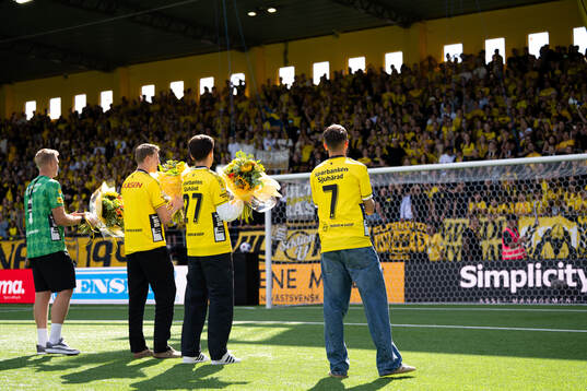 Före detta Elfsborgs spelarna och tränare Linus Kandolin,