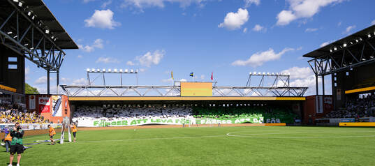 Hammarbys supportrar tifo