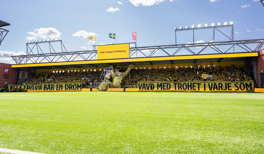 Elfsborgs supportrar tifo