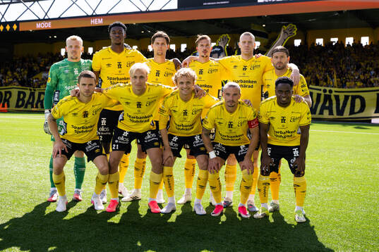 Elfsborgs startelva, målvakt Isak Pettersson, Rufai